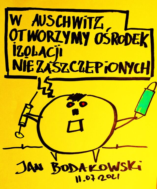 izolacja sanitarna rysunek Jan Bodakowski