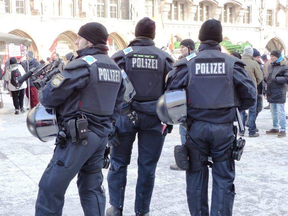 Niemiecka policja.