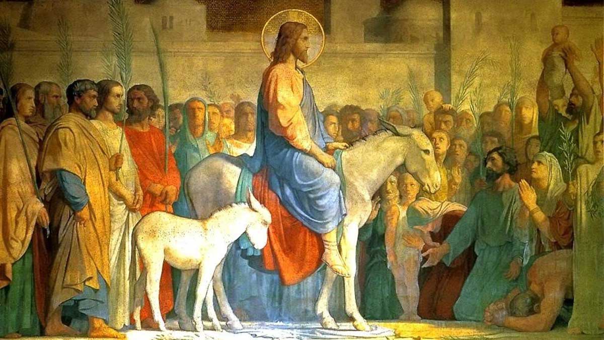 Wjazd Chrystusa do Jerozolimy, Jean Hippolyte Flandrin