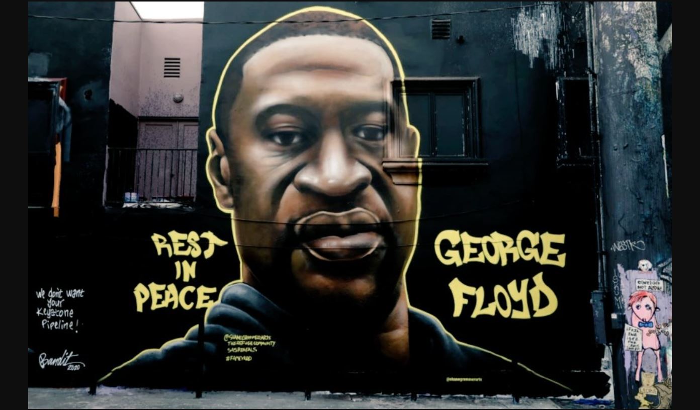 Mural ku czci George'a Floyda