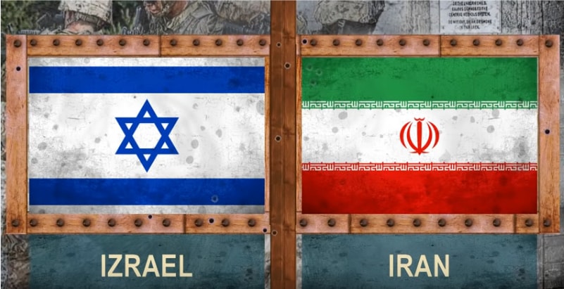 Flagi Izrael-Iran