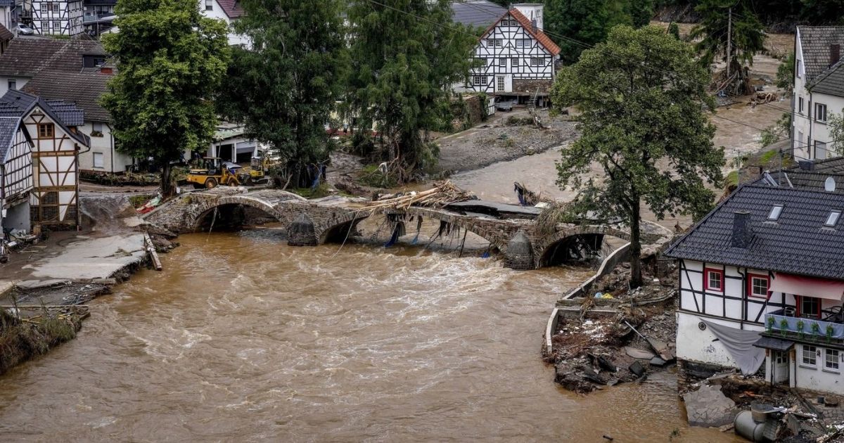 Katastrofalna powódź w Niemczech.