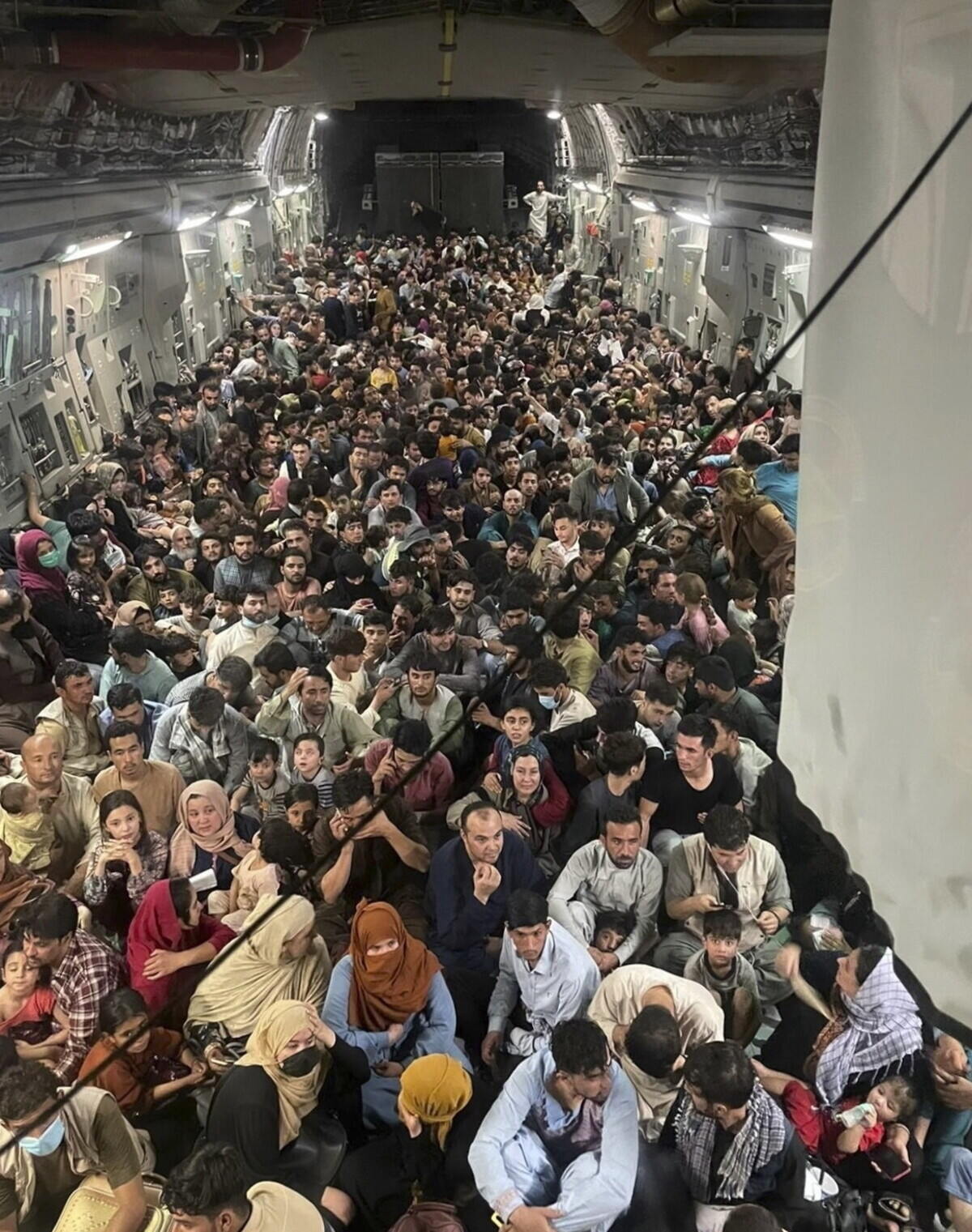 Afgańczycy w samolocie USA