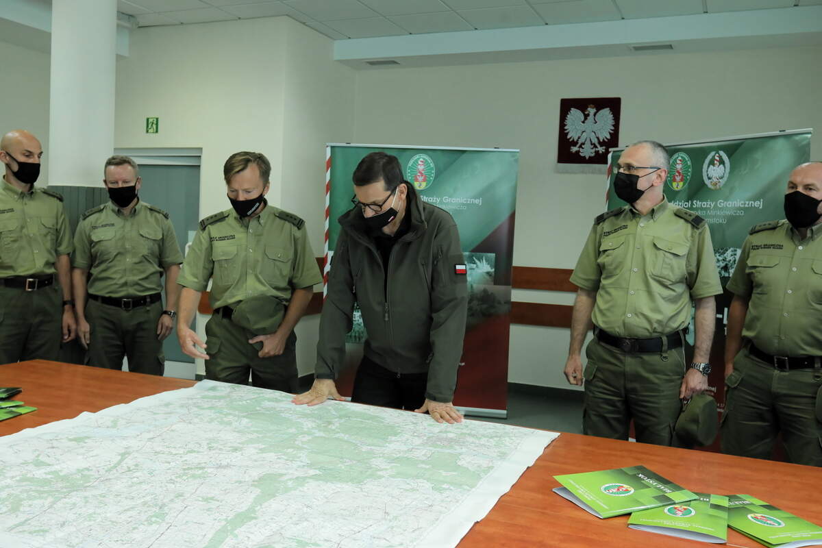 Mateusz Morawiecki w Kuźnicy