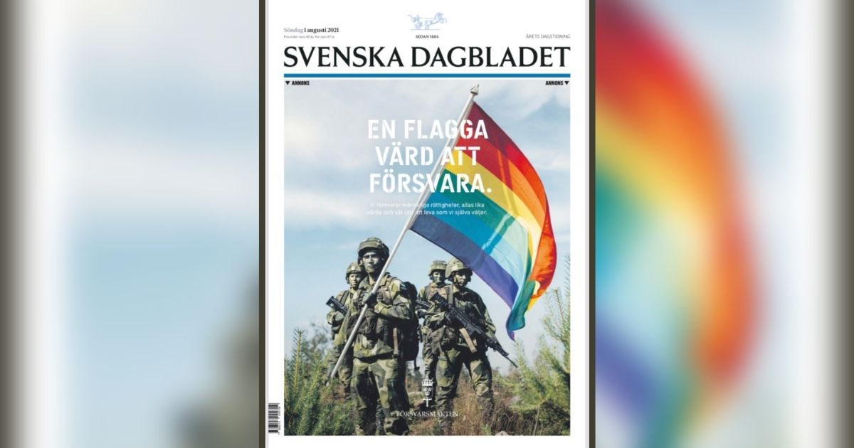 Reklama "LGBT" szwedzkiej armii.