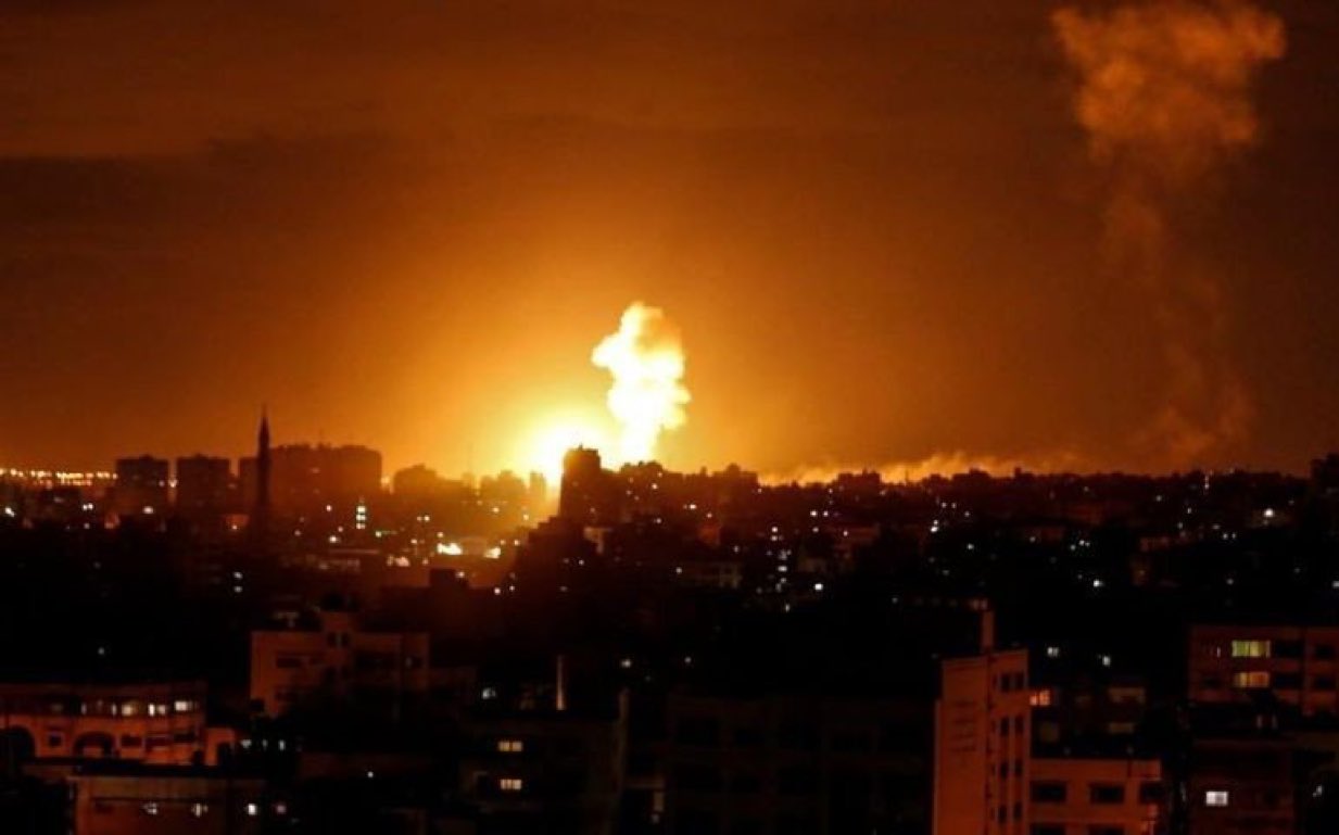 IDF przeprowadził ostrzał rakietowy na cele Hamasu