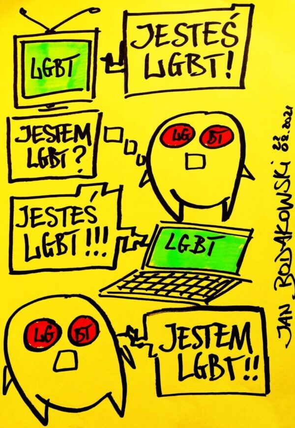 LGBT rysunek Jan Bodakowski