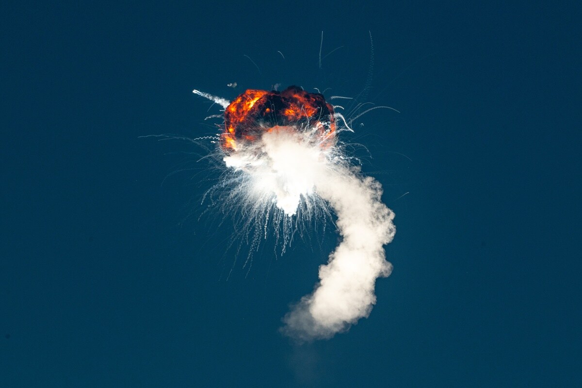 Eksplozja rakiety