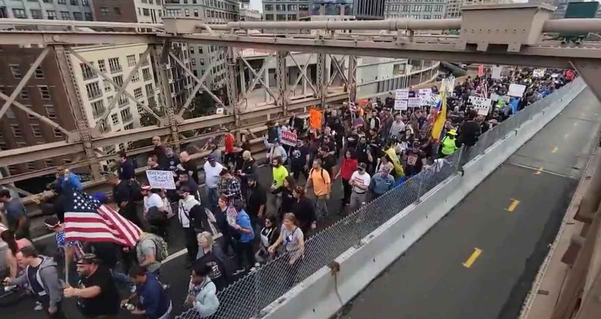 protest w Nowym Jorku