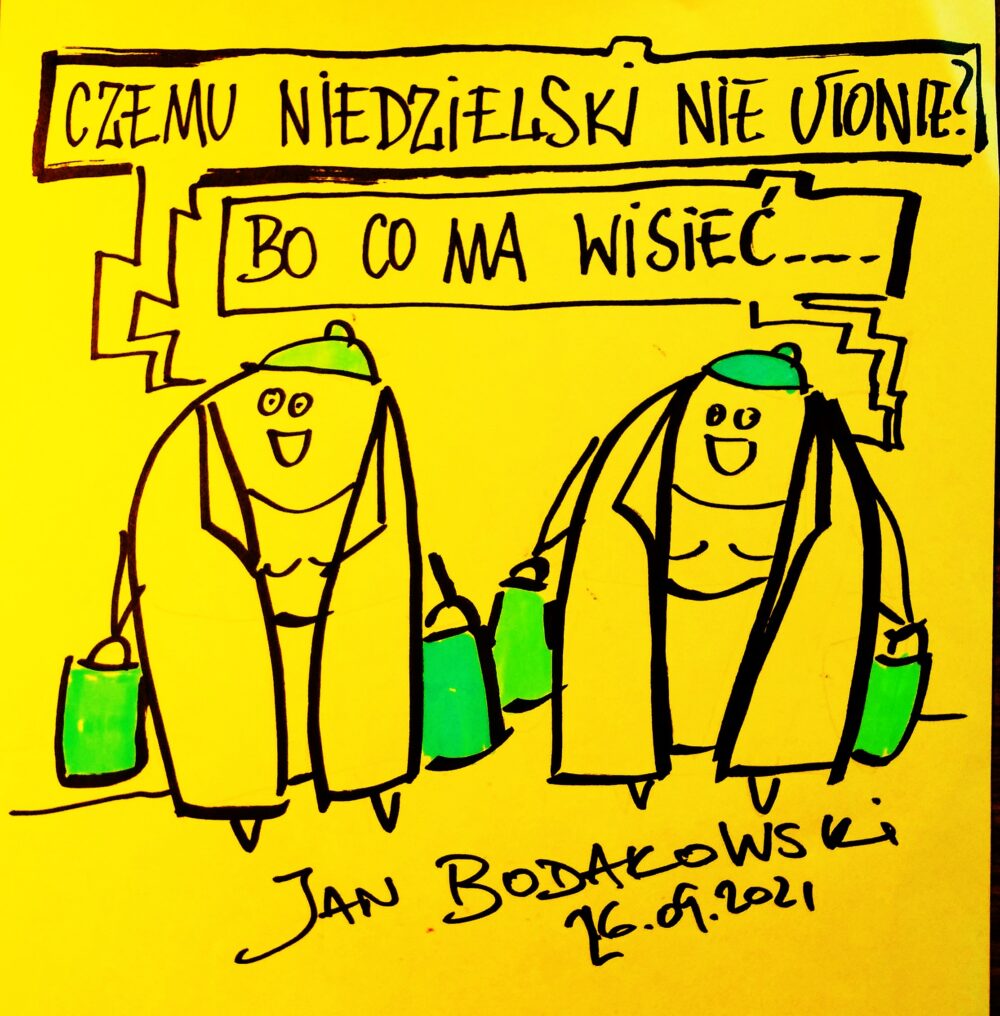Niedzielski rysunek Jan Bodkaowski