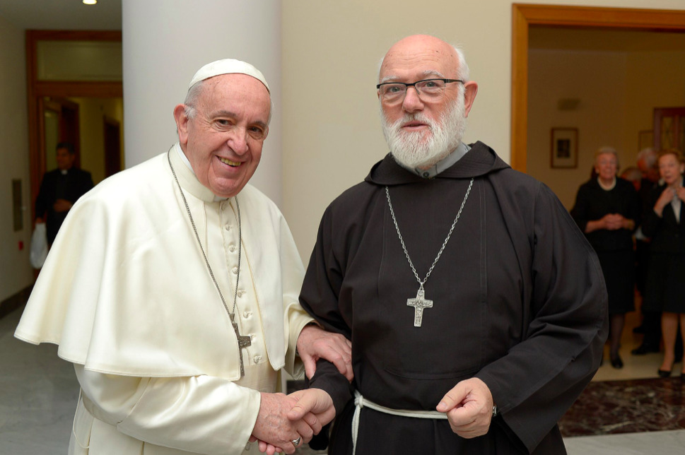 Papież Franciszek i kard. Celestino Aós Braco