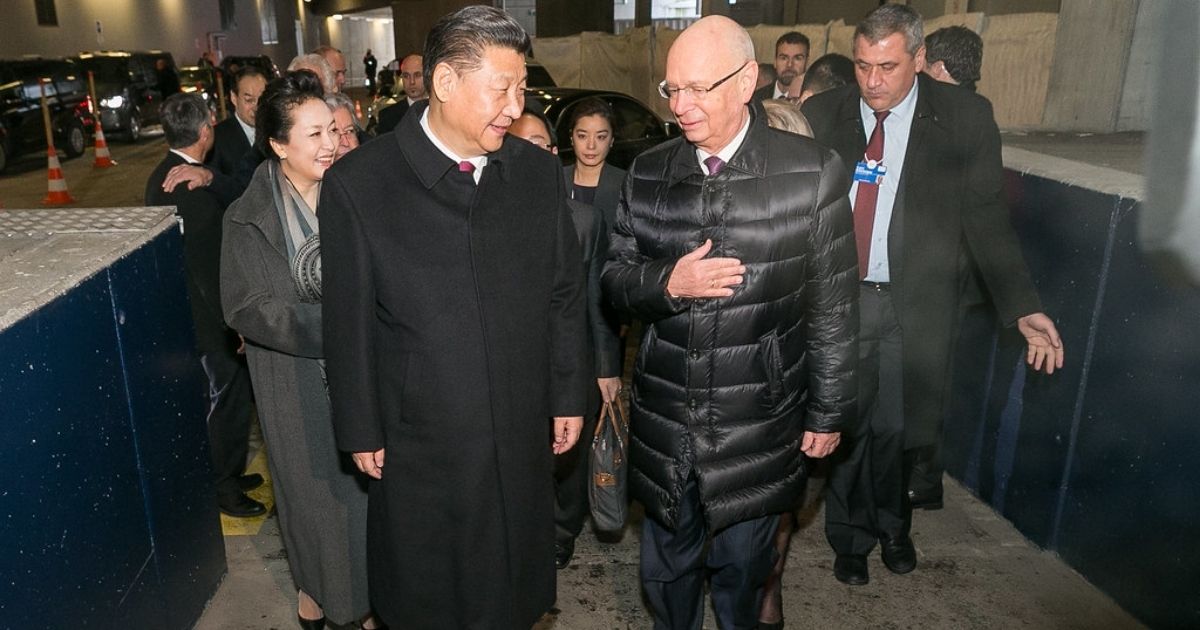 Klaus Schwab i Xi Jinping