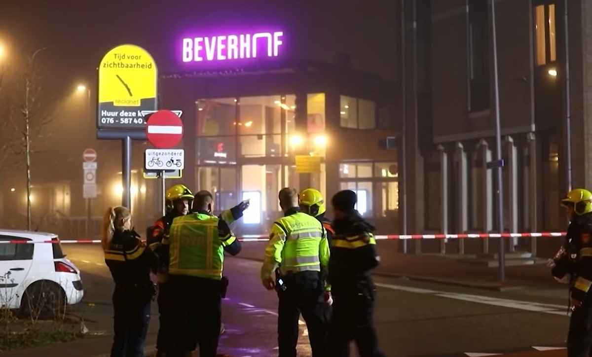 Zdjęcie z zamachu na sklep w Holandii