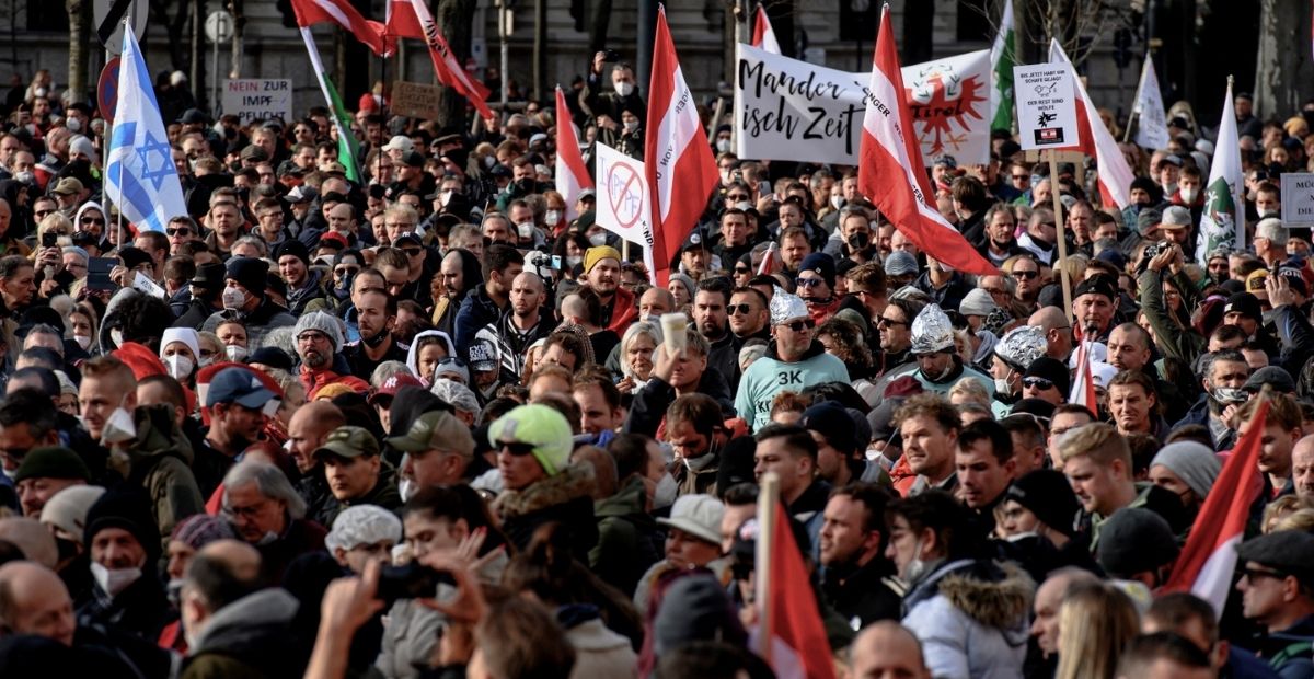 Ogromne protesty we Wiedniu