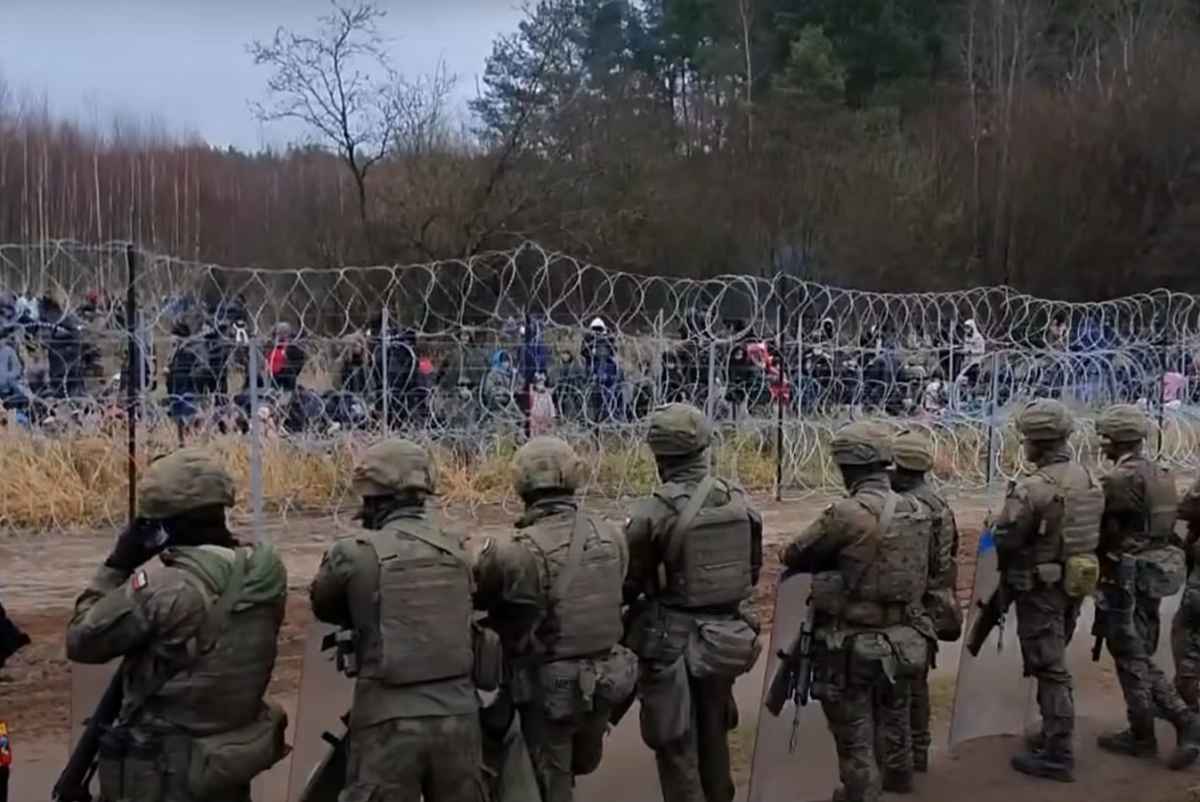 Jednośtki wojska przy granicy z Białorusią