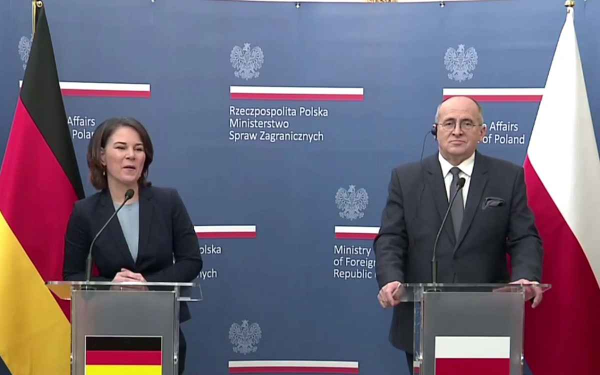 Konferencja ministrów spraw zagranicznych Polski i Niemiec