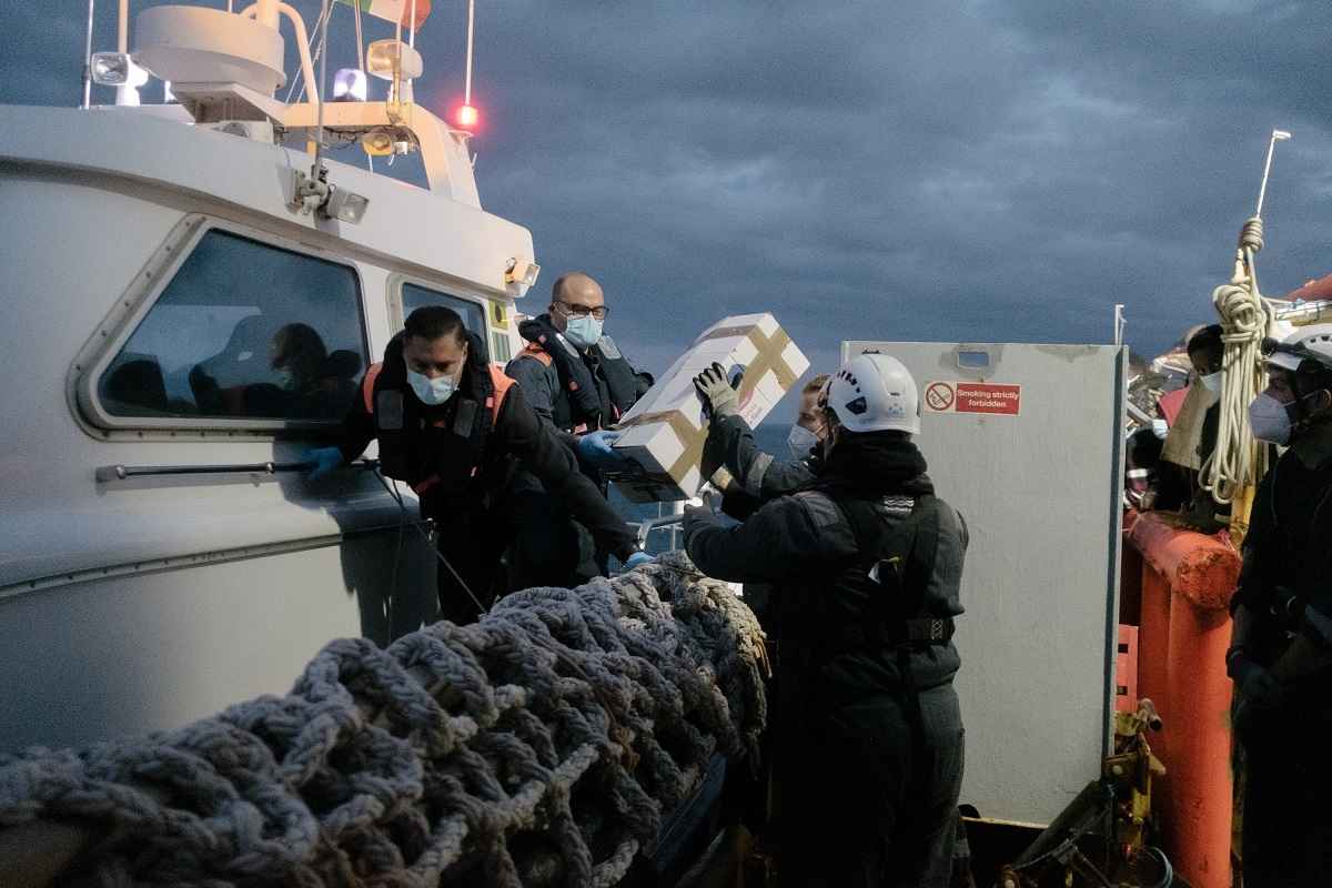 Migranci ze statku Sea Watch