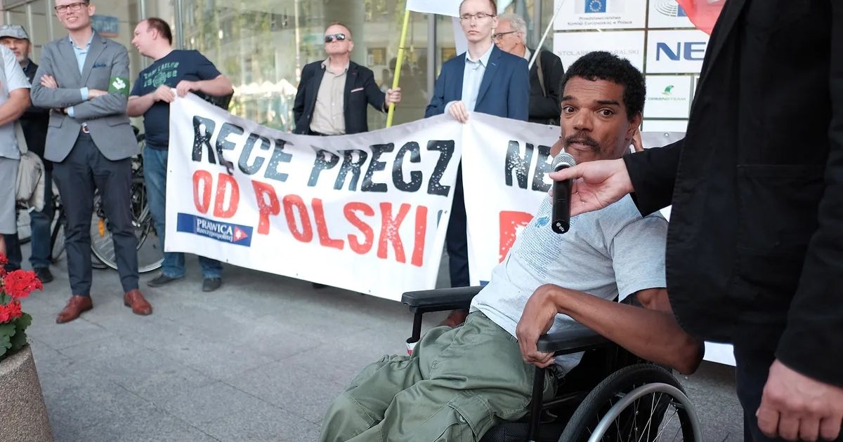 Protest "Ręce precz od Polski" w Warszawie