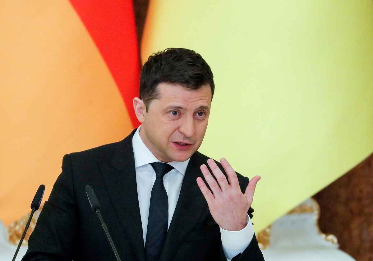 Prezydent Ukrainy Wołodomyr Zełenski