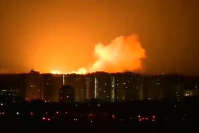 Wybuch w Kijowie.