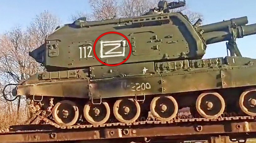 Ukraińcy rozszyfrowali tajemnicze symbole na rosyjskich pojazdach.