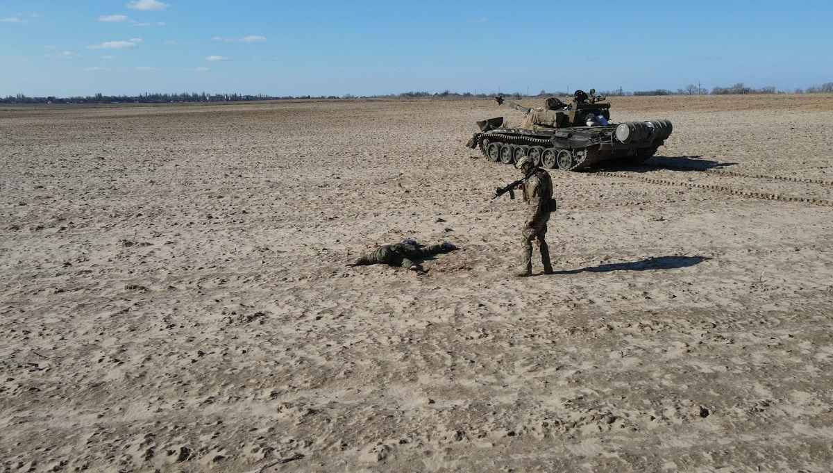 Rosyjski żołnierz oddał czołg Ukraińcom