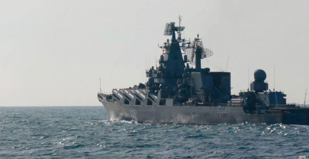 Zatonął flagowy okręt Rosji