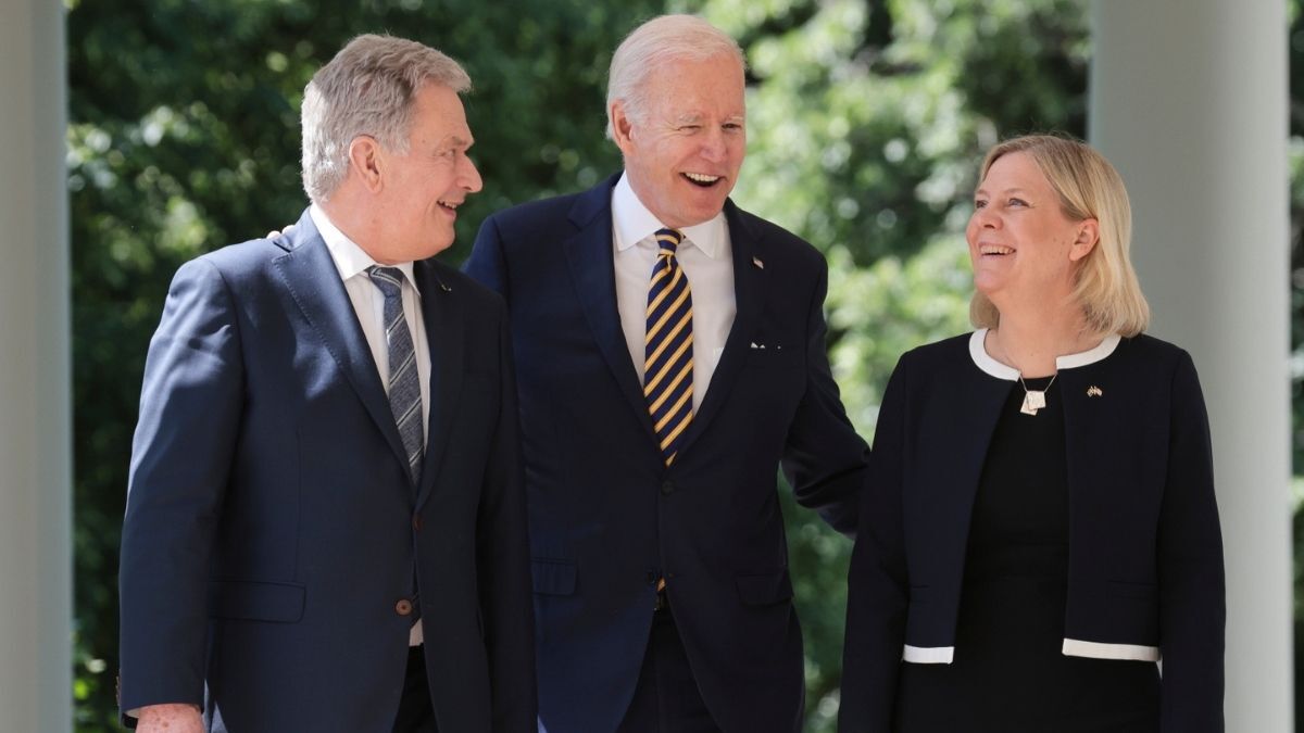 Biden spotkał się z przywódcami Szwecji i Finlandii