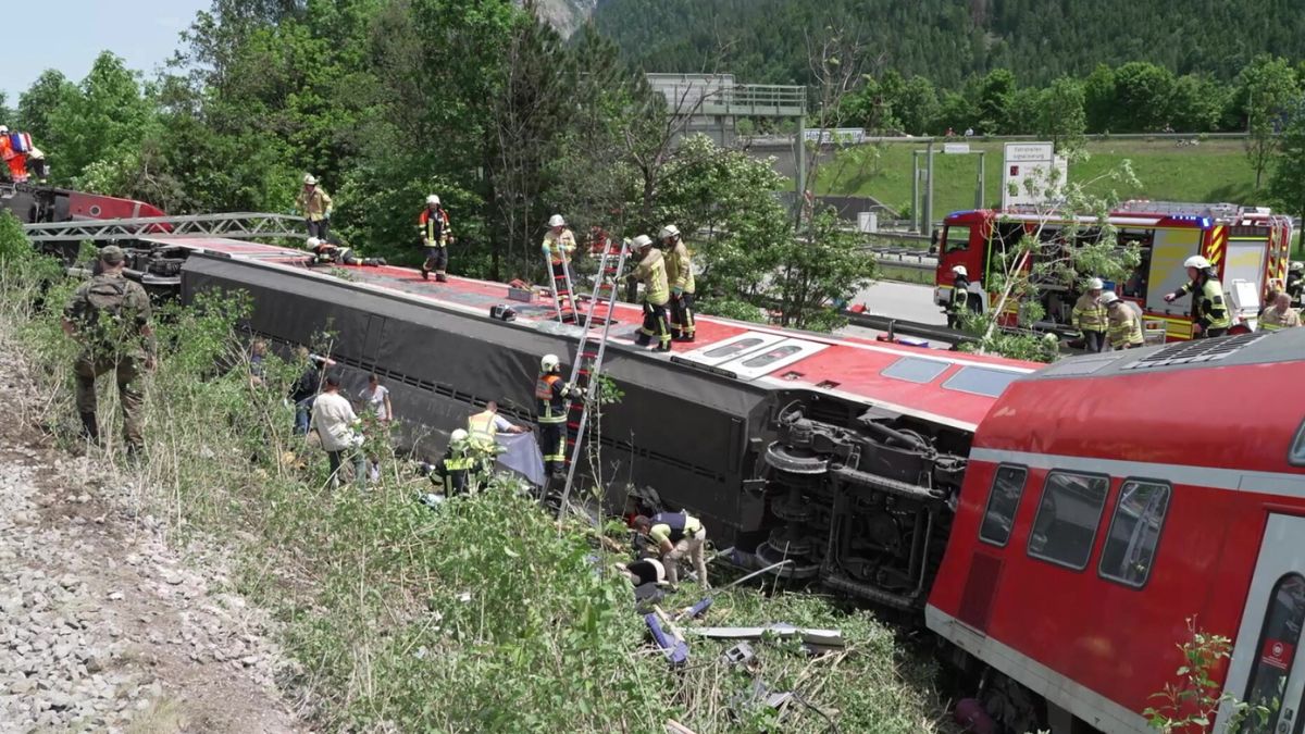 Straszliwy wypadek kolejowy w Niemczech