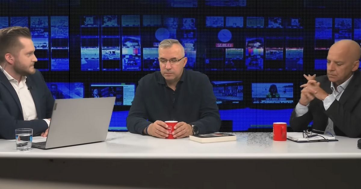 Red. Michał Jelonek, Wojciech Sumliński i Tomasz Budzyński w studiu MN.