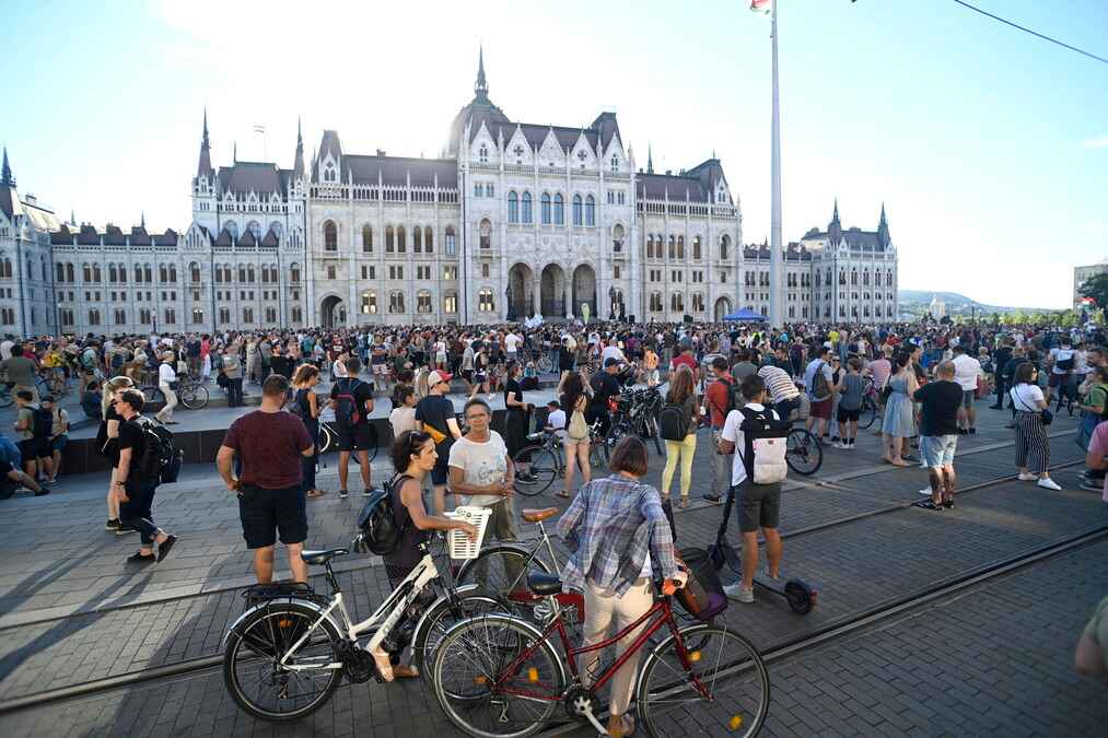Protest na Węgrzech