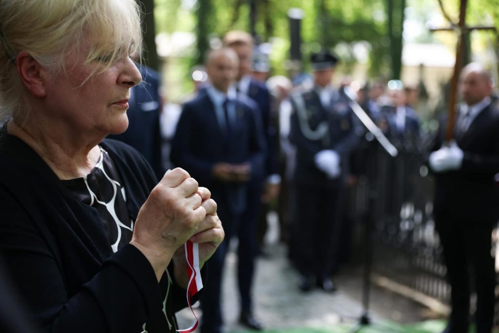 Uroczystości pogrzebowe śp. mjr Marii Mireckiej-Loryś ps. "Marta" na Cmentarzu Powązkowskim w Warszawie