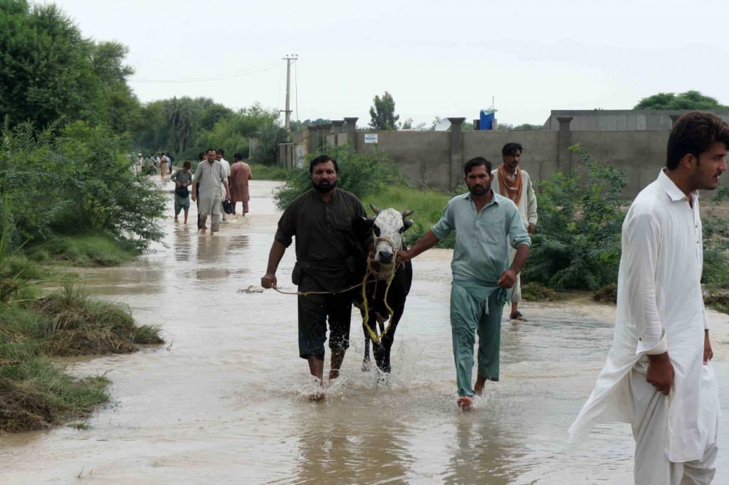 Powodzie w Pakistanie.