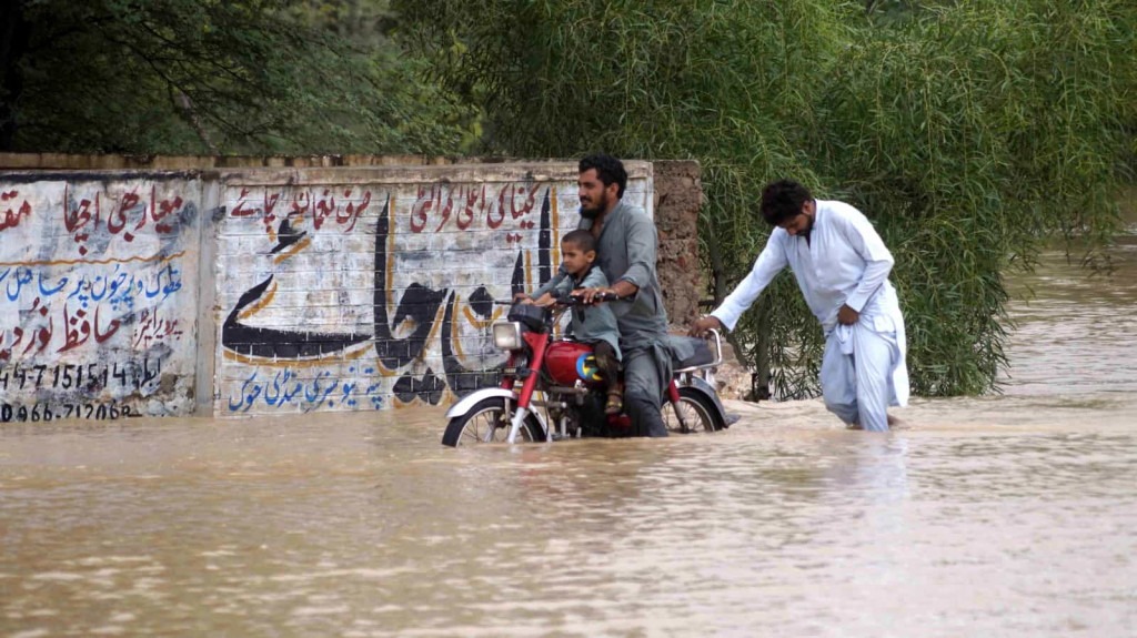 Powodzie w Pakistanie.