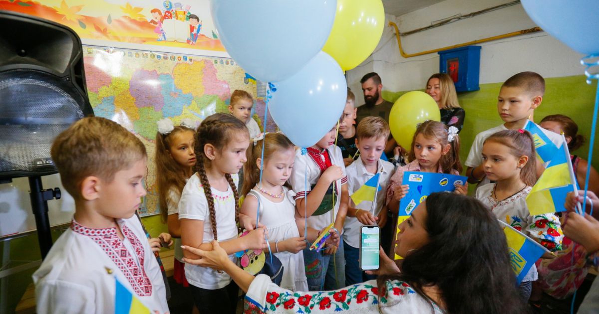 Pierwszy dzień szkolny na Ukrainie.