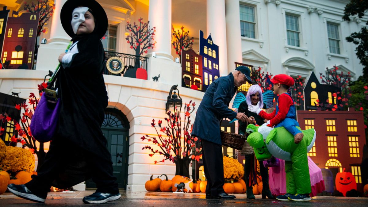 Katolicki prezydent Biden obchodził Halloween