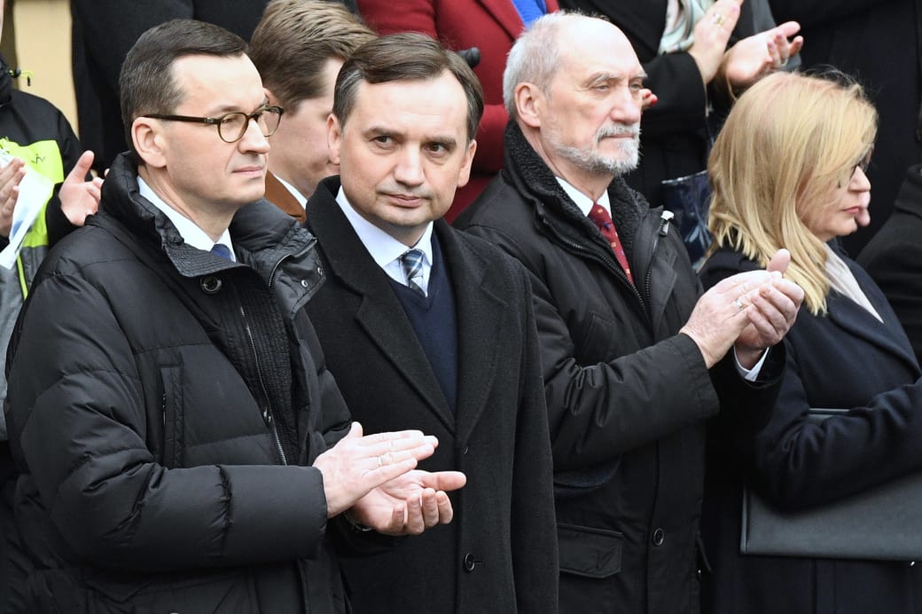 Mateusz Morawiecki, Zbigniew Ziobro, Antoni Macierewicz i Małgorzata Gosiewska