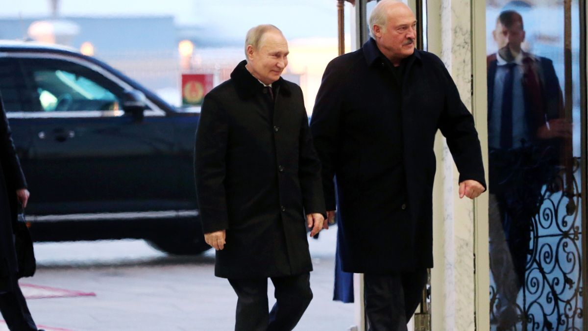 Putin odwiedził Łukaszenkę w Mińsku