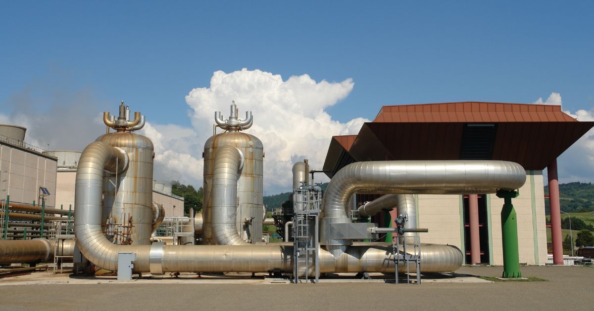 Zakład geotermalny Valle Secolo firmy Enel Green Power, Toskania, Włochy